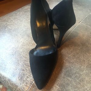 Black suede Banana Republic Heels Size 11M